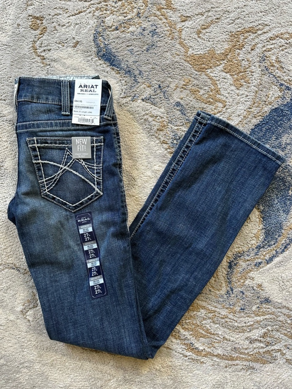 Women’s Ariat Arrow Fit Straight Leg Jeans, 27L